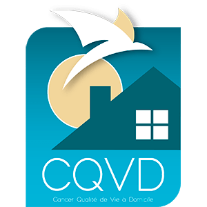 Logo cancer qualité de vie à domicile